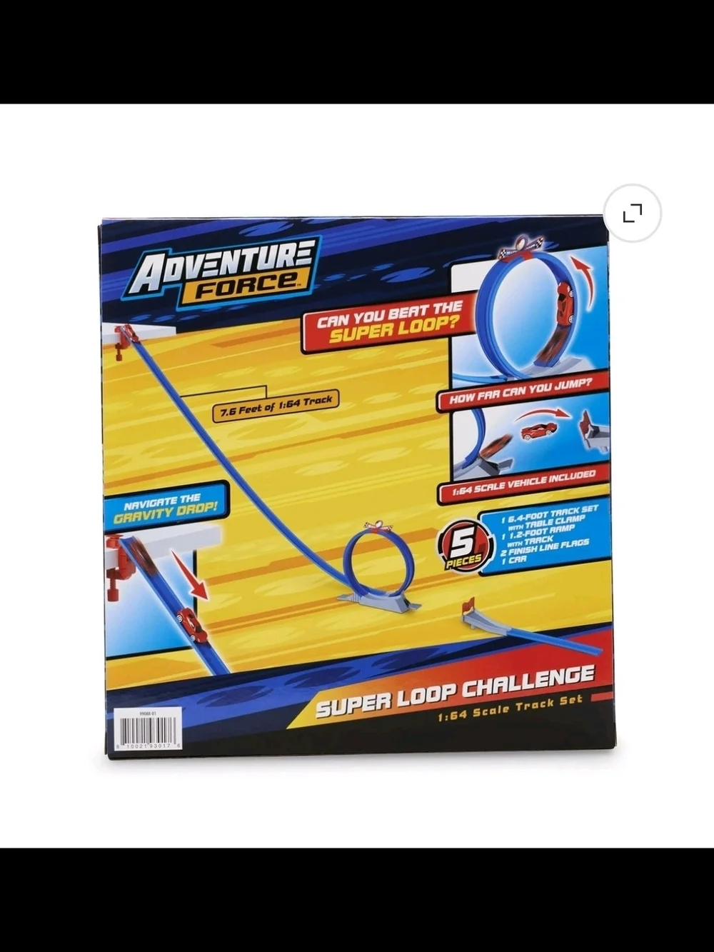Adventure Force Super Loop Challenge Vehicle Playset, Children Ages 4+